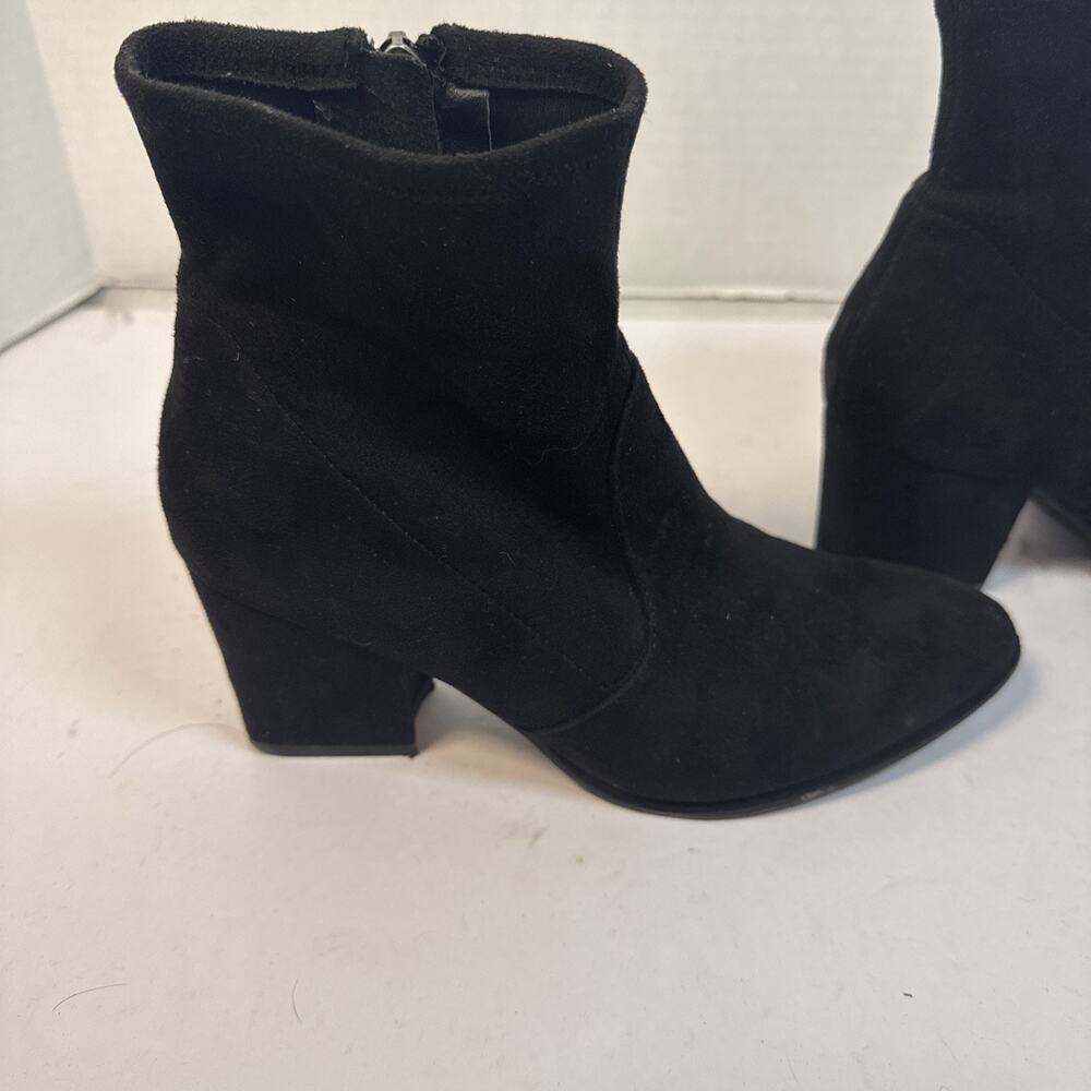 MICHAEL Michael Shannon Cutout Ankle Boots Block Heel Buckle Zip Size7 - Picture 5 of 7